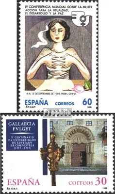 Produktbild von Briefmarken Spanien 1995 Mi 3240,3242 (kompl.Ausg.) postfrisch Frauenkonferenz