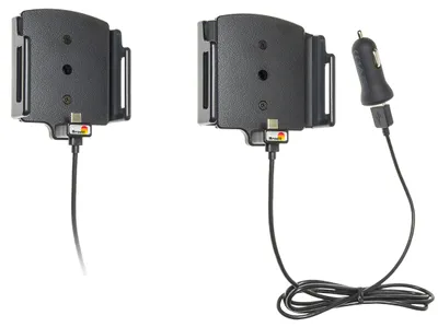 Produktbild von Brodit Gerätehalter 521844 mit Ladefunktion - für Smartphones - universell einsetzbar