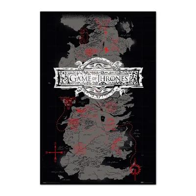 Immagine prodotto di Poster di Game of Thrones: Mappa di Westeros, 91,5 x 61 cm