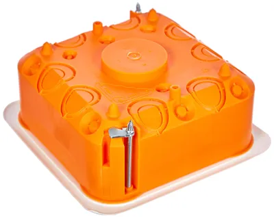 Immagine prodotto di Scatola di derivazione a parete con coperchio, 107 x 107 x 47 mm