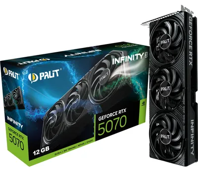 Image de Palit RTX 5070 Infinity 3 12GB GDDR7 (NE75070019K9-GB2050S)