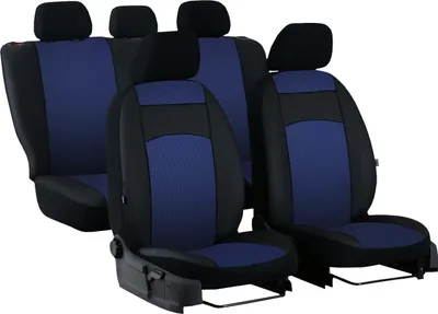 Produktbild von Sitzbezüge Auto Universal Schonbezug Autositzbezüge für Nissan Micra Blau Set