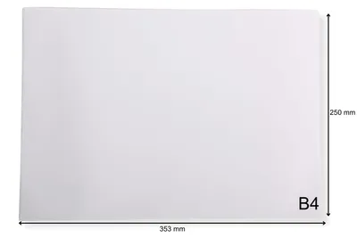 Produktbild von B4 Papprückwand-Versandtaschen weiß · stabiler 450g Karton · Umschläge 250 x 353 mm 500 Stück