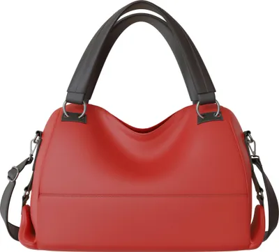 Produktbild von Damen Vegane Shopper Tasche Hobo Bag Umhänge Tasche 30669 Red