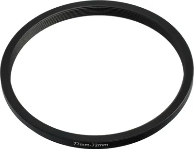 Produktbild von vhbw Step-Down-Ring Adapter 77 mm auf 72 mm für Kamera Objektiv - Filteradapter Metall