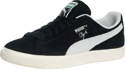 Produktbild von Puma Turnschuhe „Clyde“ aus haarigem Wildleder, Schwarz 41 EU