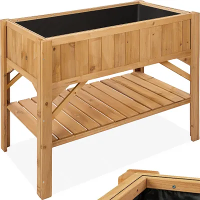 Produktbild von Zvýšená posteľ s policou 119x57x90cm - hnedá