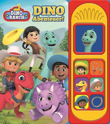 Produktbild von Dino Ranch - Dino-Abenteuer! - Soundbuch - Pappbilderbuch mit 7 dinotastischen Geräuschen