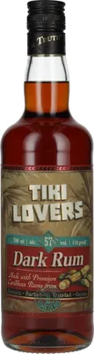 Produktbild von Tiki Lovers Dark Rum Finest Caribbean Blend 57% Vol. 0,7l