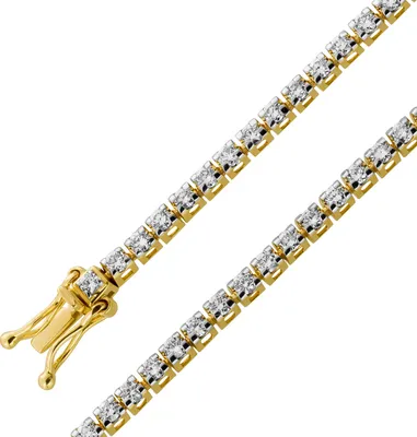 Produktbild von Tennis Armband Brillanten 2ct Gelbgold 333 8K Lab Grown Diamanten  21