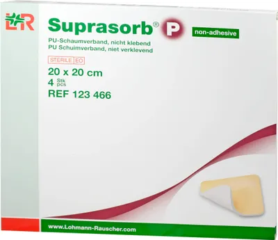 Immagine prodotto di Suprasorb PPoliuretanofoam v.20x20 cm non adesivo 4 pz