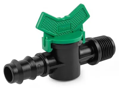 Produktbild von Absperrhahn Kugelhahn AG 1/2" 20mm für PE Rohr Steckverbinder Gartenbewässerung Absperrventil Durchflussregler BRADAS DSWZ09-1220L