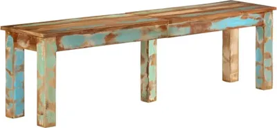 Image de Banc 160x35x46 cm bois de récupération massif