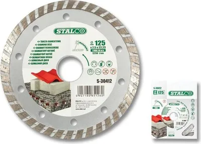 Obrázek produktu pro Diamantový kotouč STALCO Turbo 115 mm