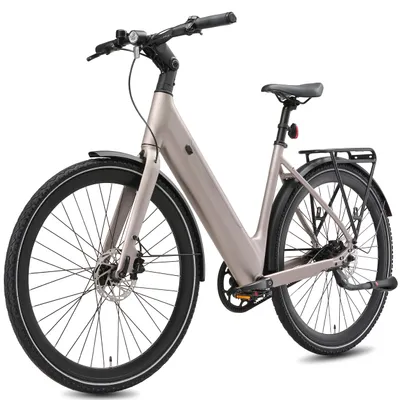Produktbild von Maxtron Urban20 E-Bike 28" Damen Herren, City Elektrofahrrad 250W, 36V 15Ah Akku, 90 km Reichweite, Drehmomentsensor, Riemenantrieb, Tiefeinsteiger