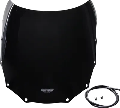 Image de Pare-brise MRA spoiler S noir avec ABE pour Kawasaki ZXR 750 R