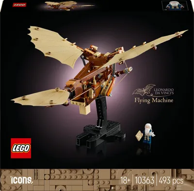 Immagine prodotto di LEGO Icons Macchina Volante Leonardo da Vinci Set Costruzione 10363 493 Pezzi