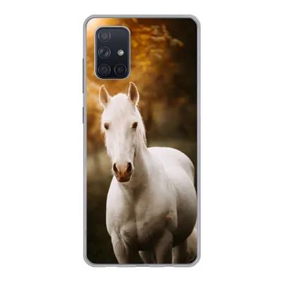 Produktbild von MuchoWow® Handyhülle Schutzhülle Hülle für Samsung Galaxy A51 Pferd - Licht - Sonne Silikon Softcase Handy Hülle - Schutzabdeckung