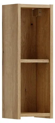 Image de Meuble de rangement salle de bain VANO 57 cm chêne suspendu avec 2 niches
