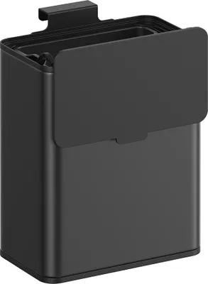 Produktbild von Hängender Mülleimer 8 l mit Deckel, silberfarben