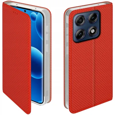 Immagine prodotto di Etui z klapką do Motorola Edge 70 Pro 5G Zamykane Czerwone Futerał