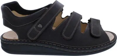 Produktbild von Finn Comfort Sandale Tunis 1511-830445, Glattleder, Dunkelbraun, Fußbett zum Wechseln 43