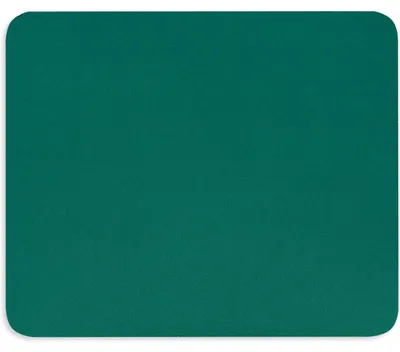 Image de Tapis de souris vert foncé, dimensions 240 x 200 mm, idéal pour le gaming et le travail de bureau
