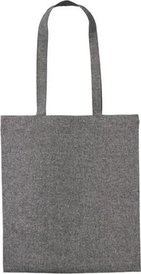 Produktbild von Nutshell - Einkaufstasche, Recycelte Baumwolle RW9170 (Einheitsgröße) (Schwarz meliert)