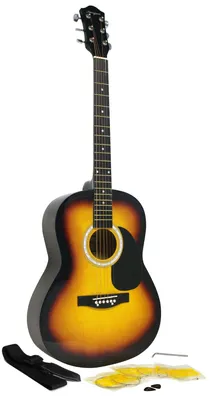 Immagine prodotto di Chitarra acustica Martin Smith con corde, plettri e tracolla - Sunburst
