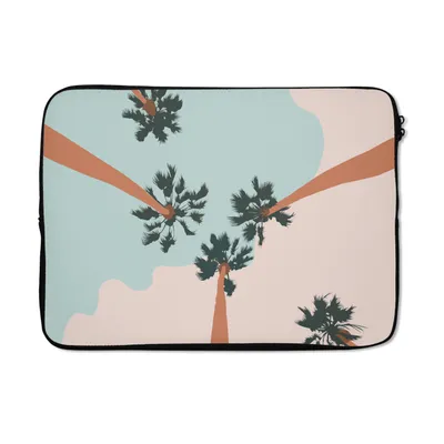 Produktbild von MuchoWow® Laptop Hülle 13 Zoll Sommer - Palmen - Abstrakt Laptoptasche - Laptophülle - Sleeve - Rundumschutz