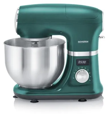 Produktbild von Severin KM 3896, 5,5 l, Grün, Edelstahl, 3 kg, 1,5 kg, 0,95 m, CE