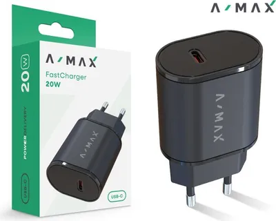 Image de Aligator A-MAX PD 20W Chargeur secteur USB-C noir