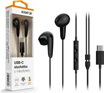 Obrázek produktu pro ALIGATOR AE007/USB-C/Černá