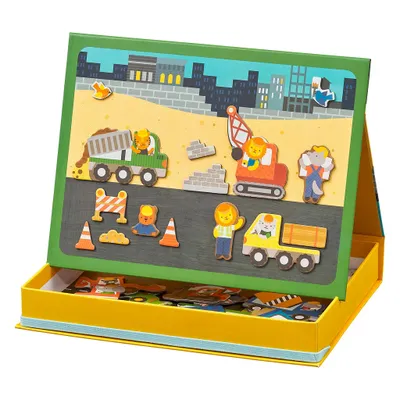 Produktbild von Petit Collage PETIT COLLAGE Magnetische Spielszene – Baustelle