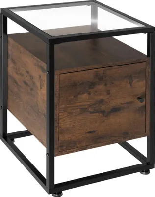 A product shot of a nightstand.