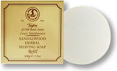 Obrázek produktu pro Taylor of Old Bond Street Mýdlo na holení se santalovým dřevem, náplň 100 g