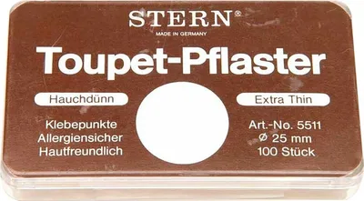 Produktbild von Toupetpfl.-Flecken  25mm, 100 Stück, Ø 18 mm, Spots