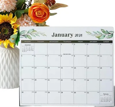 Produktbild von Famanu Magnetische Kalender - Kühlschrank-Planer - 18 Monate Übersicht - 33 x 29 cm