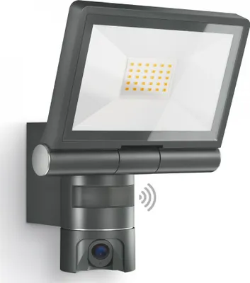 Produktbild von STEINEL XLED CAM 1, IP-Sicherheitskamera, Draußen, Kabelgebunden, 2 m, Wand, Grau