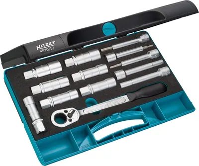 Produktbild von HAZET Steckschlüsselsatz Federbeinstützlager 4910/13 355mm