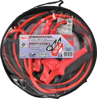 Immagine prodotto di Cavo di avviamento per autovetture, 3,0 metri, 200 A / 16 mm²