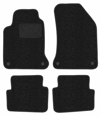 Imagen del producto de Alfombrillas de moqueta para Renault Laguna II 2001-2007 (familiar/liftback) – juego de 4 piezas, antracita, a medida – Wielganizator ANTHRA – fijacio