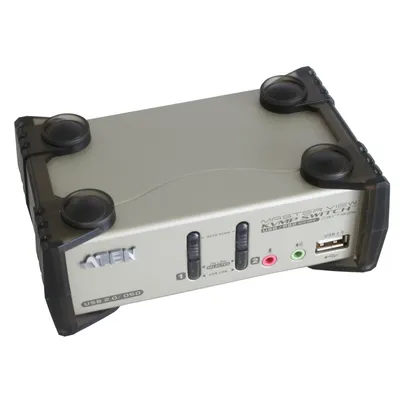 Produktbild von Aten CS1732B CS1732B KVMP přepínač 2násobný, VGA, USB, PS/2, audio, OSD