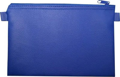 Produktbild von Banktasche A5 Kunstleder Geldtasche Aufbewahrungstasche Geldmappe Kfz Tasche blau