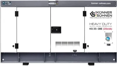 Produktbild von Könner & Söhnen KS 35-3BE, 44000 W, 400 V, 59 l, Diesel, 3,43 l/h, Automatisch