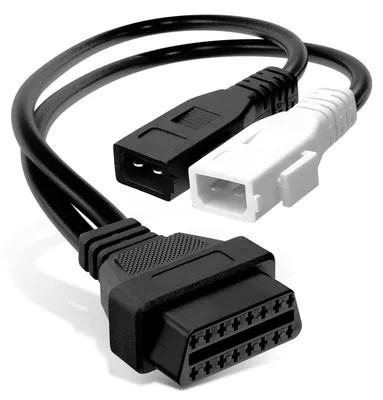 Immagine prodotto di CELLONIC da 2+2 pin (2x2) a 16 pin OBDII femmina Cavo adattatore compatibile con tutte le auto Audi, Seat, Skoda, VW, Volkswagen, diagnostica – (30 cm, nero)