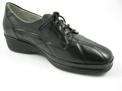 Immagine prodotto di WALDLÄUFER scarpe da donna stringate comode nere misura 7,5