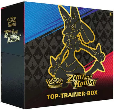Produktbild von Pokémon-TCG: Zenit der Könige Top-Trainer Box, Sammelkarten