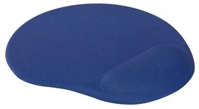 Produktbild von Mauspad, ergonomisches Gel, blau, Logo