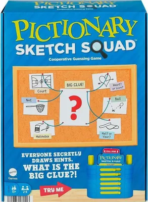 Produktbild von Mattel Games Pictionary Sketch Squad Brettspiel Durchsichtig  Durchsichtig One Size